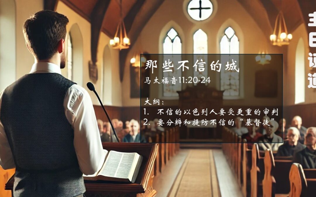 那些不信的城（马太福音11:20-24）